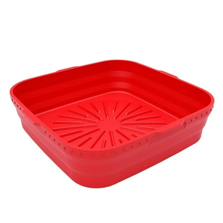 Silicone Air Fryer Liners | 8inch Foldable Square Rectangle Air Fryer Baking Tray | Easy Cleaning Replacement of Parchment Paper Air Fryer Basket Reusable for Oven
Silicone Air Fryer Liners | 8inch Foldable Square Rectangle Air Fryer Baking Tray | Easy Cleaning Replacement of Parchment Paper Air Fryer Basket Reusable for Oven
