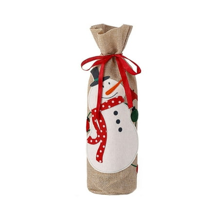 Julam Christmas Wine Gift Bags | Decorative Wine Gift Bag Snowman/Santa Style | Burlap Wine Bottle Gift Bag Cover Sleeve for Wine Bottle Gifts
Julam Christmas Wine Gift Bags | Decorative Wine Gift Bag Snowman/Santa Style | Burlap Wine Bottle Gift Bag Cover Sleeve for Wine Bottle Gifts
