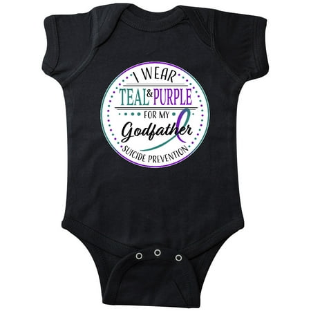 Inktastic Suicide Prevention- I Wear Teal and Purple for My Godfather Gift Baby Boy or Baby Girl Bodysuit
Inktastic Suicide Prevention- I Wear Teal and Purple for My Godfather Gift Baby Boy or Baby Girl Bodysuit