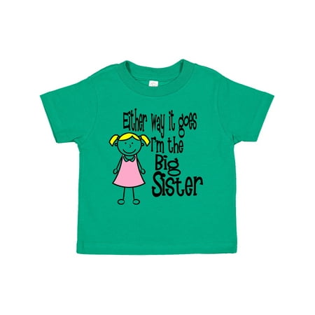 Inktastic Either Way It Goes I m the Big Sister Gift Toddler Toddler Girl T-Shirt
Inktastic Either Way It Goes I m the Big Sister Gift Toddler Toddler Girl T-Shirt