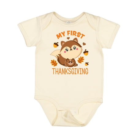 Inktastic My 1st Thanksgiving with Squirrel and Acorns Gift Baby Boy or Baby Girl Bodysuit
Inktastic My 1st Thanksgiving with Squirrel and Acorns Gift Baby Boy or Baby Girl Bodysuit