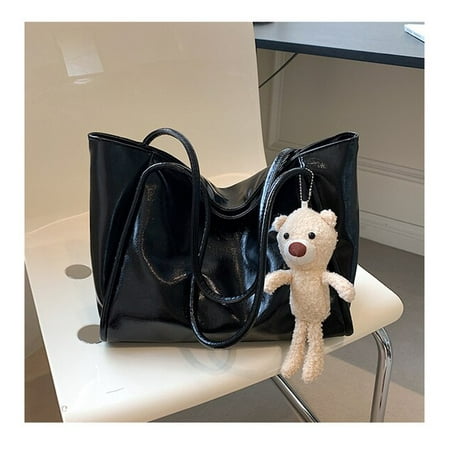 CoCopeaunt female oil wax leather shoulder bag new bear pendant tote bag trend all match handbags ladys stylish large capacity shopping bag
CoCopeaunt female oil wax leather shoulder bag new bear pendant tote bag trend all match handbags ladys stylish large capacity shopping bag
