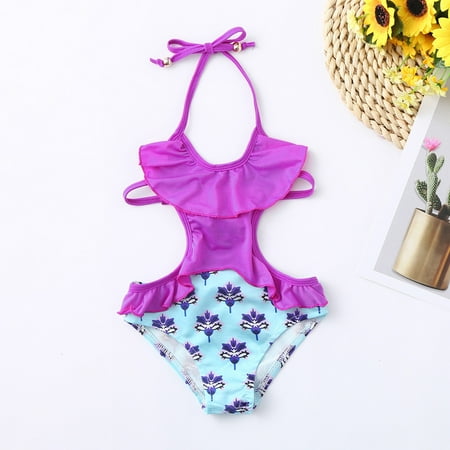 Cathalem Girls One-piece Swimsuits Girls Swimsuits Size 10 Summer Swimsuit Floral Backless Print Girl Ruffles Swimwear Baby Jumpsuit Little Girl Swim Suit Purple 2-3 Years
Cathalem Girls One-piece Swimsuits Girls Swimsuits Size 10 Summer Swimsuit Floral Backless Print Girl Ruffles Swimwear Baby Jumpsuit Little Girl Swim Suit Purple 2-3 Years