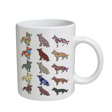 KuzmarK Coffee Cup Mug 11 Ounce - German Shepherd