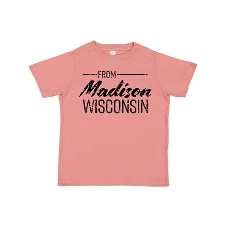 Inktastic From Madison Wisconsin in Black Distressed Text Gift Toddler Boy or Toddler Girl T-Shirt
Inktastic From Madison Wisconsin in Black Distressed Text Gift Toddler Boy or Toddler Girl T-Shirt