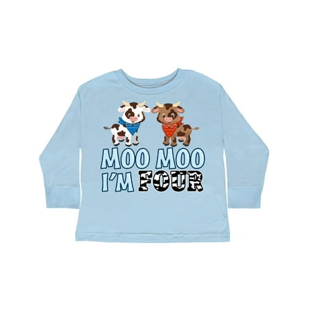 Inktastic Moo Moo I m 4 with Cute Holstein Cows Gift Toddler Boy or Toddler Girl Long Sleeve T-Shirt
Inktastic Moo Moo I m 4 with Cute Holstein Cows Gift Toddler Boy or Toddler Girl Long Sleeve T-Shirt
