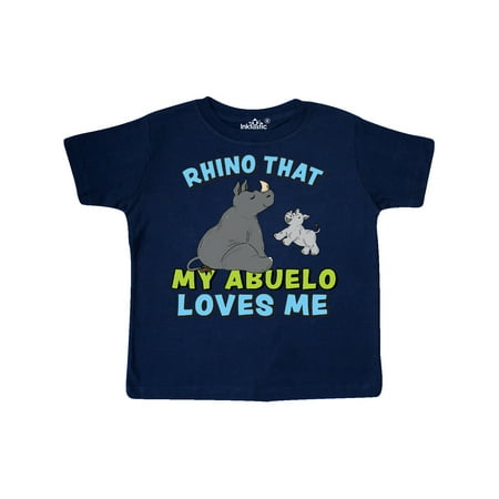 Inktastic Rhino That My Abuelo Loves Me with Cute Rhinos Gift Toddler Boy or Toddler Girl T-Shirt
Inktastic Rhino That My Abuelo Loves Me with Cute Rhinos Gift Toddler Boy or Toddler Girl T-Shirt