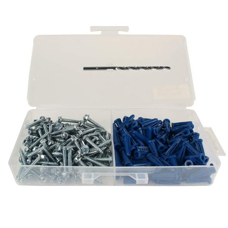 Skywalker Signature Series Anchor Kit with 3/16-inch Drill Bit (100 Screws & 100 Plastic Anchors)
Skywalker Signature Series Anchor Kit with 3/16-inch Drill Bit (100 Screws & 100 Plastic Anchors)