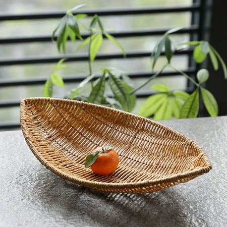 Yesbay Fruit Tray Handcrafted Quick Drainage Plastic Rattan Convenient Banquet Treat Snacks Tray Household Supplies
Yesbay Fruit Tray Handcrafted Quick Drainage Plastic Rattan Convenient Banquet Treat Snacks Tray Household Supplies