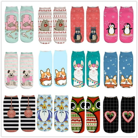 LINMOUA Casual Work Business Socks 3D Christmas Santa Elk Printing Medium Sports Socks
LINMOUA Casual Work Business Socks 3D Christmas Santa Elk Printing Medium Sports Socks