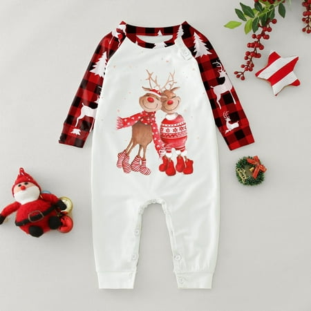 Christmas Gifts Christmas Family Matching Clothing Plaid Parent Child Clothing Baby Models Polyester White 80
Christmas Gifts Christmas Family Matching Clothing Plaid Parent Child Clothing Baby Models Polyester White 80