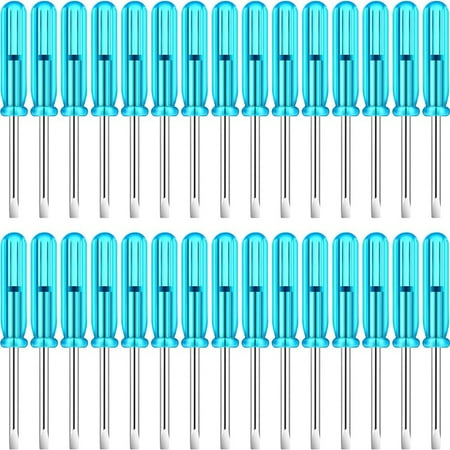 100 Pcs 2.0 mm Mini Screwdriver with Blue Handle for Watches Cellphone HDD Camera Laptop Repair Tool (Slotted)
100 Pcs 2.0 mm Mini Screwdriver with Blue Handle for Watches Cellphone HDD Camera Laptop Repair Tool (Slotted)