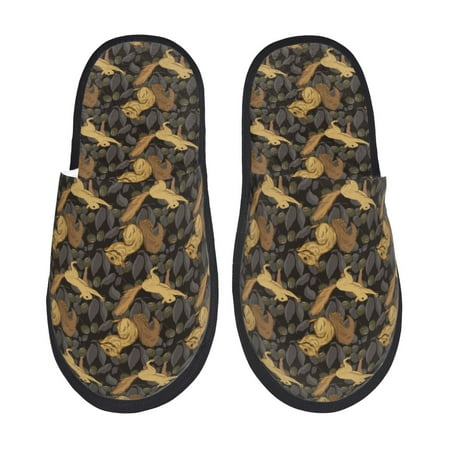 Qekee Brown Squirrel with Plants Print Furry Slippers for Women and Men House Slipper Funny Bedroom Slippers Indoor -Medium
Qekee Brown Squirrel with Plants Print Furry Slippers for Women and Men House Slipper Funny Bedroom Slippers Indoor -Medium