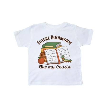 Inktastic Future Bookworm Like My Cousin Gift Toddler Boy or Toddler Girl T-Shirt
Inktastic Future Bookworm Like My Cousin Gift Toddler Boy or Toddler Girl T-Shirt