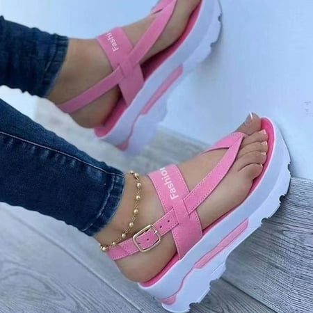 Women Sandals Summer Sandals With Platform Heels Buckle Wedges Shoes for Women Heels Sandals Flip Flops
Women Sandals Summer Sandals With Platform Heels Buckle Wedges Shoes for Women Heels Sandals Flip Flops