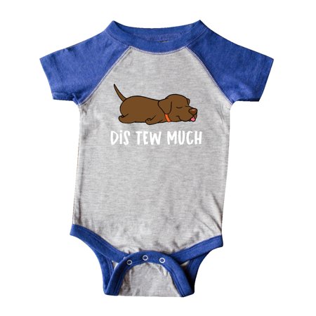Inktastic Napping Dis Tew Much Chesapeake Bay Retriever Gift Baby Boy or Baby Girl Bodysuit 
Inktastic Napping Dis Tew Much Chesapeake Bay Retriever Gift Baby Boy or Baby Girl Bodysuit