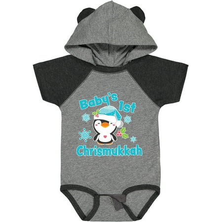Inktastic Baby s 1st Chrismukkah with Cute Baby Penguin and Snowflakes Gift Baby Boy or Baby Girl Bodysuit
Inktastic Baby s 1st Chrismukkah with Cute Baby Penguin and Snowflakes Gift Baby Boy or Baby Girl Bodysuit