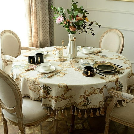 Bellaven Large Round Tablecloth European Style Tablecloth Round American Coffee Table Placemat Restaurant Hotel Dining Table Cloth
Bellaven Large Round Tablecloth European Style Tablecloth Round American Coffee Table Placemat Restaurant Hotel Dining Table Cloth