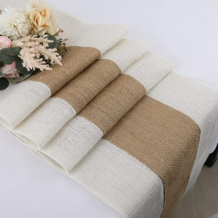 Burlap Table Runners for Kitchen Jute Table Runner Natural Farmhouse Centerpieces for Tables - Dining Room Table Runners for New Year Wedding Party Home Decor
Burlap Table Runners for Kitchen Jute Table Runner Natural Farmhouse Centerpieces for Tables - Dining Room Table Runners for New Year Wedding Party Home Decor