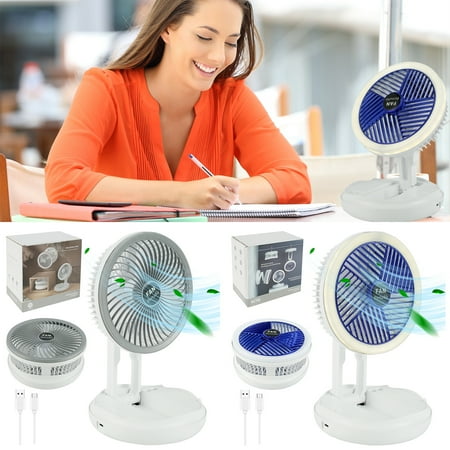 Mini Desk Fan Type-C USB Rechargeable Cordless Table Fan with 4 Speed Foldable Portable Table Fan(White)
Mini Desk Fan Type-C USB Rechargeable Cordless Table Fan with 4 Speed Foldable Portable Table Fan(White)