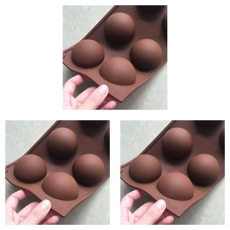 3Pcs 6-Slots Ice Ball Mold Cake Fondant Chocolate Candle Silicone Mould Candle Mold Ball Shape Silicone Mould Baking Tool
3Pcs 6-Slots Ice Ball Mold Cake Fondant Chocolate Candle Silicone Mould Candle Mold Ball Shape Silicone Mould Baking Tool