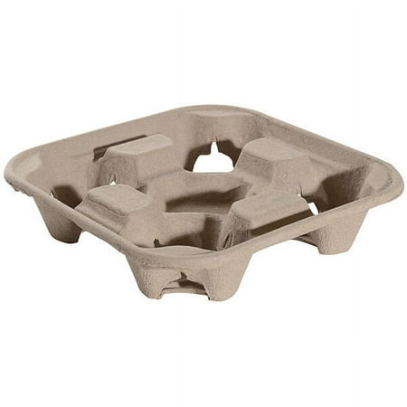 Conserveware 4 Cup Bagasse Carrier 300/PK