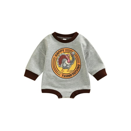 Thanksgiving Baby Girl Boy Sweatshirt Romper Letters Print Onesie Jumpsuit Long Sleeve Bodysuit Pullover Top
Thanksgiving Baby Girl Boy Sweatshirt Romper Letters Print Onesie Jumpsuit Long Sleeve Bodysuit Pullover Top