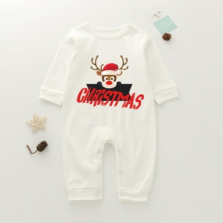 women Christmas pajamas for family matching outfits son daughter sets soft White Christmas Toddler Baby Letter Printed Romper Jumpsuit Xmas Family Clothes
women Christmas pajamas for family matching outfits son daughter sets soft White Christmas Toddler Baby Letter Printed Romper Jumpsuit Xmas Family Clothes