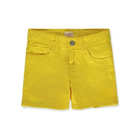 Cookie s Girls Twill Shorts - soft yellow 4t (Toddler)