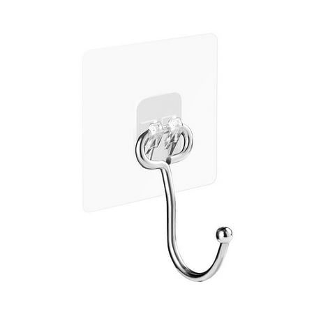 DESTYER Storage Hook Hanger Self Adhesive Hook Adjustable Wall Rack Kitchen Bathroom Transparent L 8*8cm
DESTYER Storage Hook Hanger Self Adhesive Hook Adjustable Wall Rack Kitchen Bathroom Transparent L 8*8cm