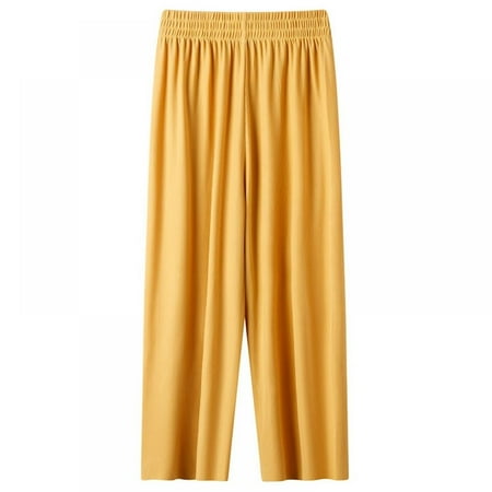 Kids Home Pants Version All-match Wide Leg Pants Sweet