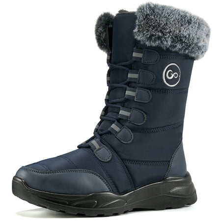 Womens Snow Boots Mid Calf Warm Winter Boots Faux Fur Lining Waterproof Non-Slip Outdoor Shoes
Womens Snow Boots Mid Calf Warm Winter Boots Faux Fur Lining Waterproof Non-Slip Outdoor Shoes