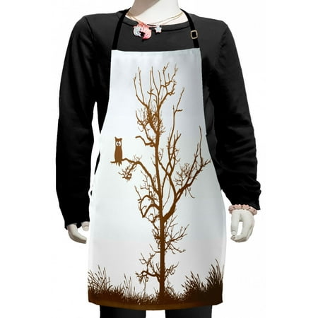 Owl Kids Apron Cross-eyed Owl on Autumn Tree Branch Solitary Nocturnal Bird Print Boys Girls Apron Bib with Adjustable Ties for Cooking Baking Painting Chocolate Baby Blue by Ambesonne
Owl Kids Apron Cross-eyed Owl on Autumn Tree Branch Solitary Nocturnal Bird Print Boys Girls Apron Bib with Adjustable Ties for Cooking Baking Painting Chocolate Baby Blue by Ambesonne