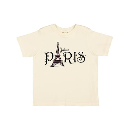 Inktastic J aime Paris Gift Toddler Toddler Girl T-Shirt