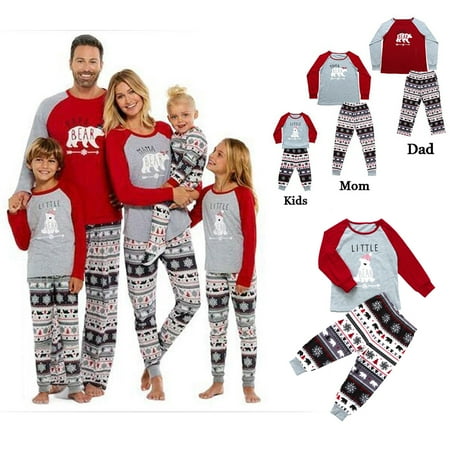 Christmas Cotton Pajamas for Family Long Sleeve Matching Polar Bear Print T-Shirt+Snowflake Print Long Pants
Christmas Cotton Pajamas for Family Long Sleeve Matching Polar Bear Print T-Shirt+Snowflake Print Long Pants