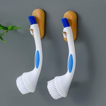 2-Pack Kitchen Round Dishwashing Brush for Cleaning Dishes Pots Pan Sink and Bathroom with Comfortable Long Handle
2-Pack Kitchen Round Dishwashing Brush for Cleaning Dishes Pots Pan Sink and Bathroom with Comfortable Long Handle