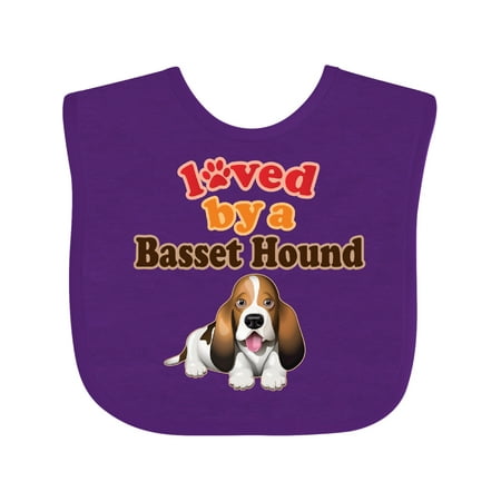 Inktastic Basset Hound Dog Lover Gift Gift Baby Boy or Baby Girl Bib