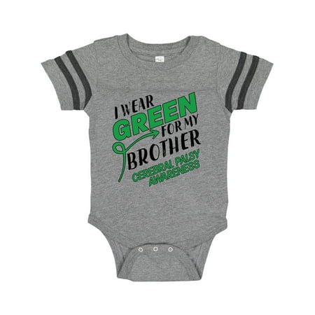 Inktastic I Wear Green for my Brother- Cerebral Palsy awareness Gift Baby Boy or Baby Girl Bodysuit
Inktastic I Wear Green for my Brother- Cerebral Palsy awareness Gift Baby Boy or Baby Girl Bodysuit