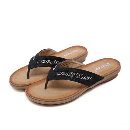 MRULIC slippers for women Summer womens slipperss Open-Toe Flip Flops Sandals Casual Beach Shoes Bohemian house slippers for women Black + US:6
MRULIC slippers for women Summer womens slipperss Open-Toe Flip Flops Sandals Casual Beach Shoes Bohemian house slippers for women Black + US:6