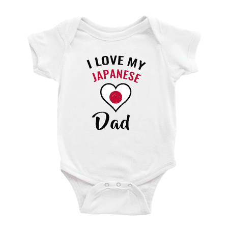 I Love My Japanese Dad Heart Flag Cute Baby Bodysuit Newborn Clothes Outfits (White 3-6 Months)
I Love My Japanese Dad Heart Flag Cute Baby Bodysuit Newborn Clothes Outfits (White 3-6 Months)
