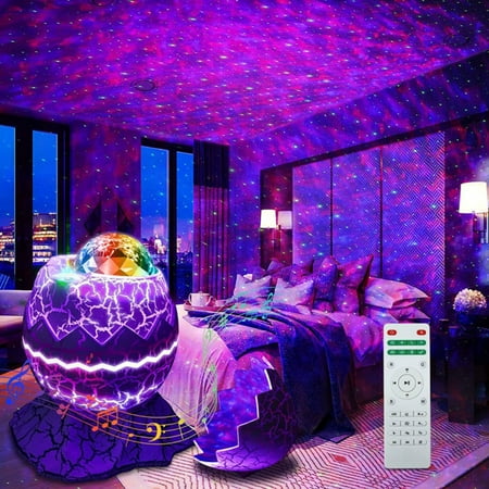LCNCAN Enhance your child‘s room with this adorable and enchanting dinosaur eggshell night light projector. Create a dreamy and magical atmosphere with LED nebula Bluetooth speaker and
LCNCAN Enhance your child‘s room with this adorable and enchanting dinosaur eggshell night light projector. Create a dreamy and magical atmosphere with LED nebula Bluetooth speaker and