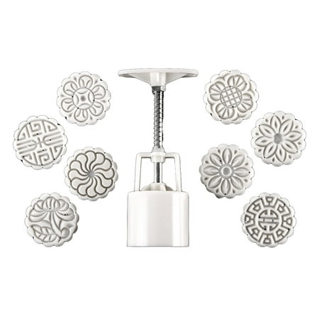 50g Mooncake Barrel Mold with 8pcs Flower Stamps Hand Press Moon Cake Pastry Mould DIY Bakeware Mid-autumn Festival
50g Mooncake Barrel Mold with 8pcs Flower Stamps Hand Press Moon Cake Pastry Mould DIY Bakeware Mid-autumn Festival