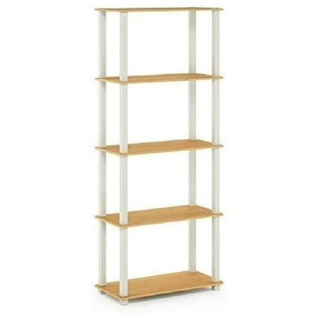 Galaxera Turn-N-Tube 5-Tier Multipurpose Shelf / Display Rack / Storage Shelf / Bookshelf Square Tubes Beech/White
Galaxera Turn-N-Tube 5-Tier Multipurpose Shelf / Display Rack / Storage Shelf / Bookshelf Square Tubes Beech/White