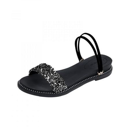 Homedles Sandals Women- Summer Casual Comfortable Gift for women Wedge Open Toe Gladiator Sandals Black
Homedles Sandals Women- Summer Casual Comfortable Gift for women Wedge Open Toe Gladiator Sandals Black