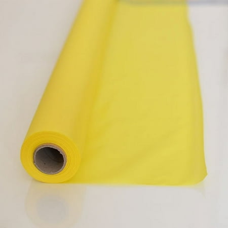 New Paradise Heavy Duty Plastic Disposable and Reusable Table Covers Roll 40in x 100ft Yellow
New Paradise Heavy Duty Plastic Disposable and Reusable Table Covers Roll 40in x 100ft Yellow