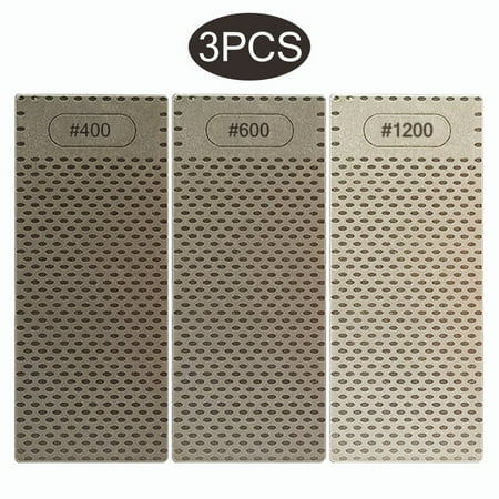 Diamond Knives Sharpening Stone 400# 1000# 600# Grindstone Knife Sharpener Ultra-thin Honeycomb Surface Whetstone Set
Diamond Knives Sharpening Stone 400# 1000# 600# Grindstone Knife Sharpener Ultra-thin Honeycomb Surface Whetstone Set