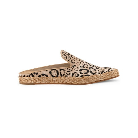 DOLAN Womens Beige Jute Braided Odis Almond Toe Wedge Slip On Mules 8.5