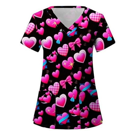 MELDVDIB Women s Printing Stretch Scrub Top with Pockets V-Neck Comfy Scrub Top Tunic Top
MELDVDIB Women s Printing Stretch Scrub Top with Pockets V-Neck Comfy Scrub Top Tunic Top