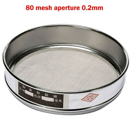 20cm Chrome Mesh Sieve Sample Inspection Medicine Test Sieve