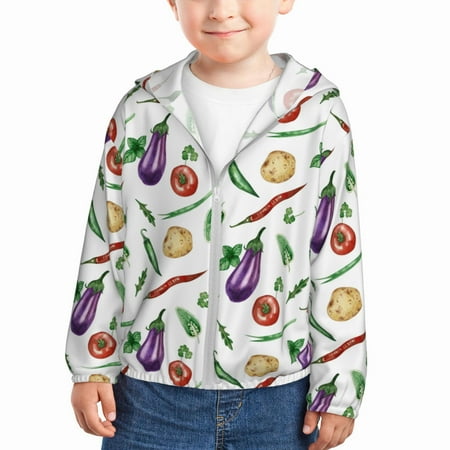 Sun Hoodie for Kids Eggplant vegetable tomato Long Sleeve Swim Fishing Shirts Sun Protection Zip Up Jacket Clothing Athletic Hoodie
Sun Hoodie for Kids Eggplant vegetable tomato Long Sleeve Swim Fishing Shirts Sun Protection Zip Up Jacket Clothing Athletic Hoodie
